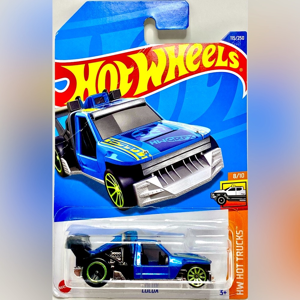 ✅ 🚗 4/$20 🚗 NEW 2022 MATTEL HOT WHEELS 8/10 HW HOT TRUCKS LOLUX #115/250